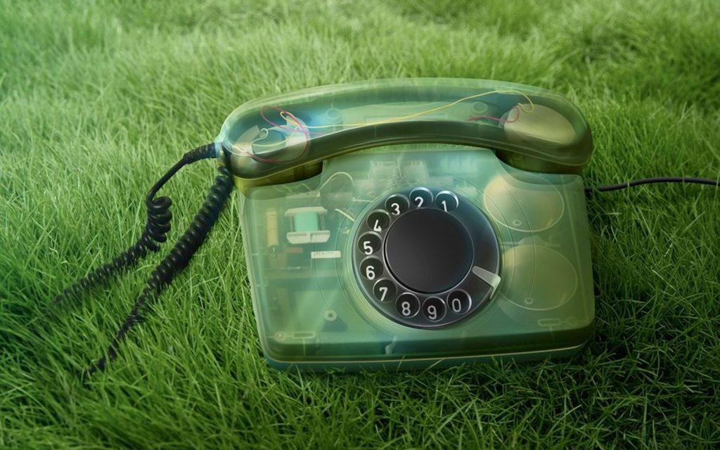 www.GetBg.net_Creative_Wallpaper_Green_phone_018279_